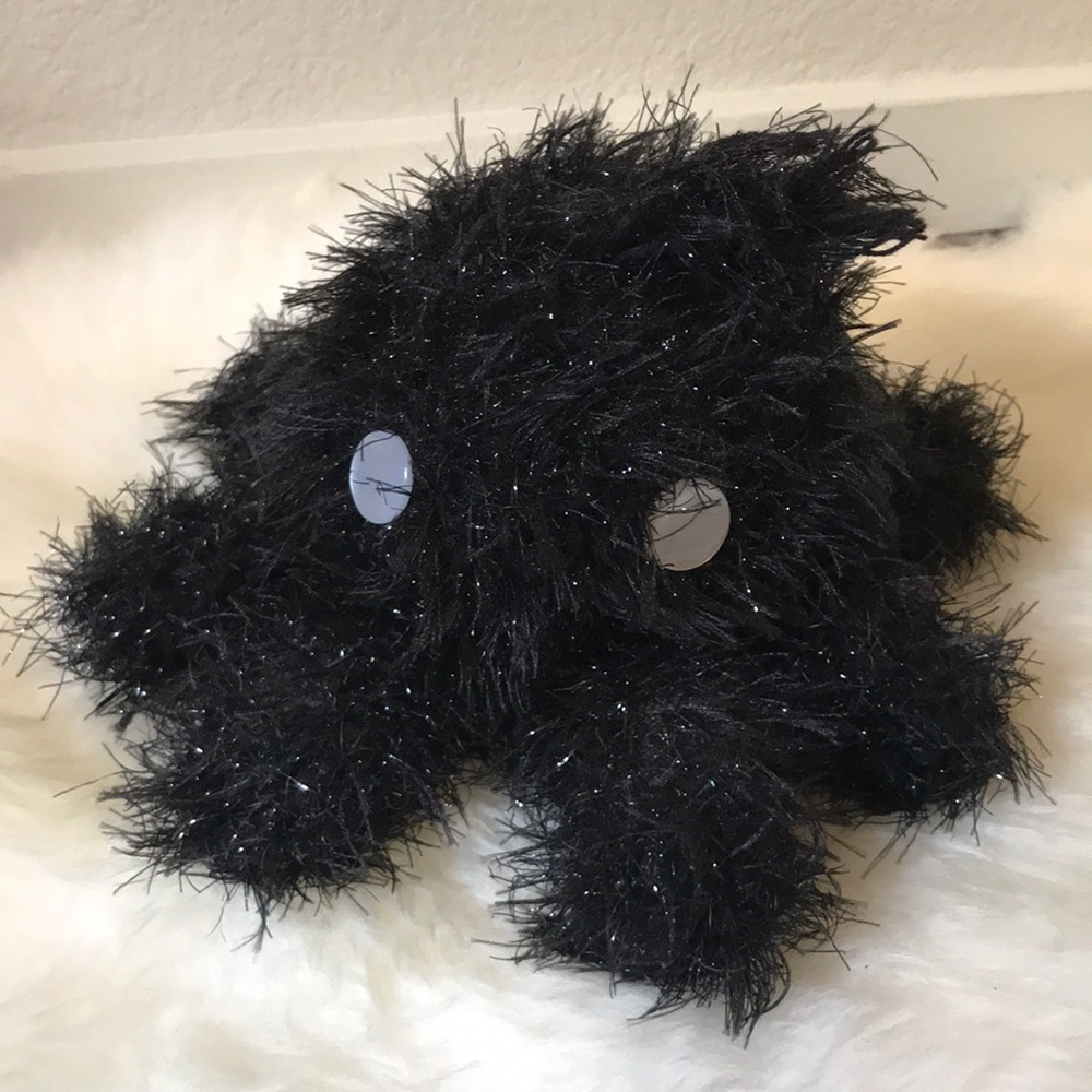 Black octopus plushie handmade